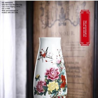 MẪU BÌNH HOA KHAI PHÚ QUÝ